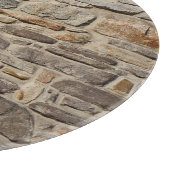 Rustikale Steinmauer, strukturierte Dekoration Schneidebrett (Ecke)