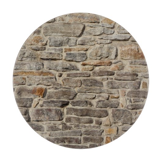 Rustikale Steinmauer, strukturierte Dekoration Schneidebrett (Vorderseite)