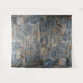 Rustikale Steinwand-Schiefer Artesia Grau mit Ader Wandteppich (Vorderseite (Horizontal))