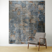 Rustikale Steinwand-Schiefer Artesia Grau mit Ader Wandteppich (Beispiel)