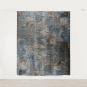Rustikale Steinwand-Schiefer Artesia Grau mit Ader Wandteppich (Vorderseite)
