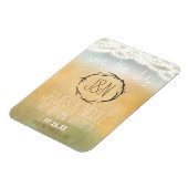 Rustikale Sticks & String Lights Magnet Save the D (Linke Seite)