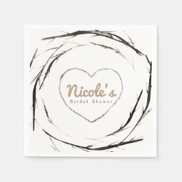 Rustikale Sticks Twigs Branches Kreath Custom Part Serviette