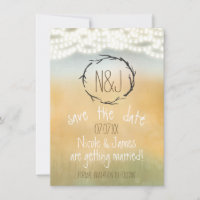 Rustikale Sticks, Wraath & String Lights Save the 