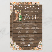 Rustikale Stiefel & Brautparty Purgame (Vorne/Hinten)