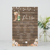 Rustikale Stiefel & Brautparty Purgame (Stehend Vorderseite)