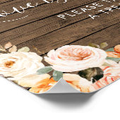 Rustikale Stiefel & Bubbly Brautparty Liebe ist sü Poster (Ecke)