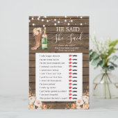 Rustikale Stiefel & Bubbly sagte er, sie habe Spie (Stehend Vorderseite)