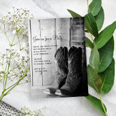 Rustikale Stiefel Land und Western Allgemeines Par Einladung