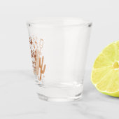 Rustikale Stiefel und bubbly Brautparty Schnapsglas (Rechts)