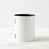 Rustikale Stiefel Zweifarbige Tasse (Mittel)