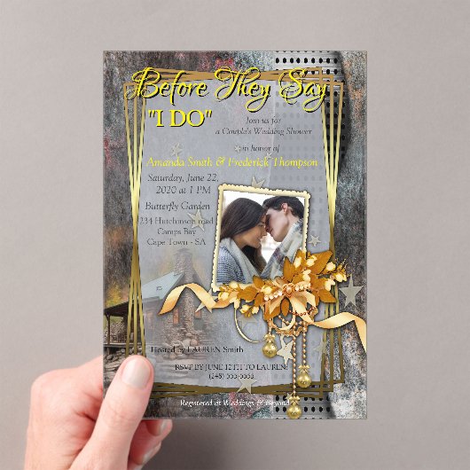 Rustikale Stone-Kabine Acryleinladungen (Insitu (Handheld))