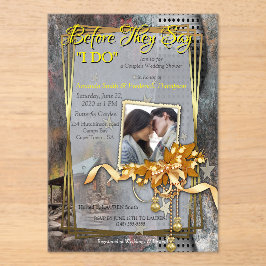 Rustikale Stone-Kabine Acryleinladungen