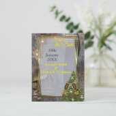 Rustikale Stone-Kabine Ankündigung (Stehend Vorderseite)