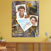 Rustikale Stone-Kabine Leinwanddruck (Insitu (Wohnzimmer))