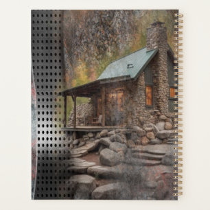 Rustikale Stone-Kabine Planer