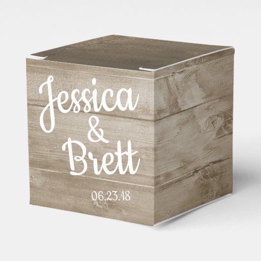 Rustikale Strand-Geschenkbox Geschenkschachtel (Vorderseite)