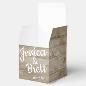 Rustikale Strand-Geschenkbox Geschenkschachtel (Geöffnet)