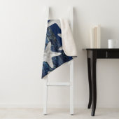 Rustikale Strand-Marine-Blaustarfish-Decke Sherpadecke (Beispiel)