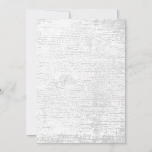 Rustikale Strandlampen Dusche für Paare Einladung (Rückseite)