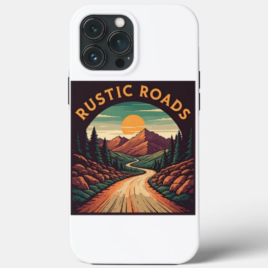 Rustikale Straßen Case-Mate iPhone Hülle (Rückseite)