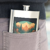 Rustikale Straßen Flachmann (Beispiel)