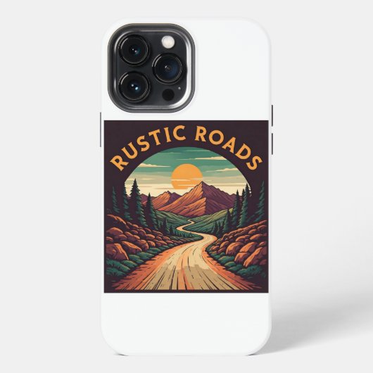 Rustikale Straßen iPhone Hülle (Rückseite)