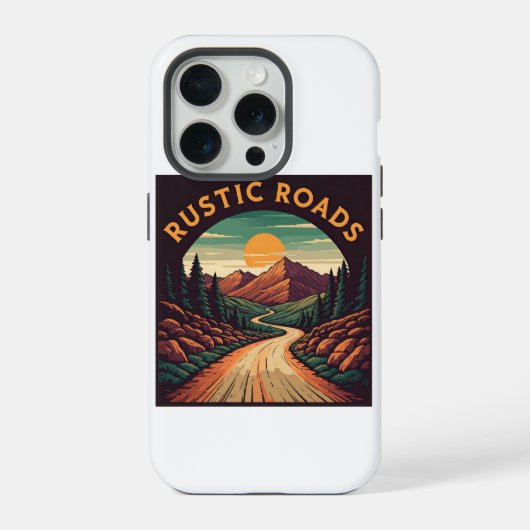 Rustikale Straßen iPhone Hülle (Rückseite)
