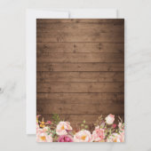 Rustikale Streichelleuchten mit Bläserdusche Einladung (Rückseite)