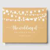 Rustikale Streichellichtblende Gästebuch (Vorderseite)