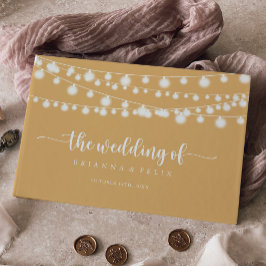 Rustikale Streichellichtblende Gästebuch