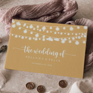 Rustikale Streichellichtblende Gästebuch