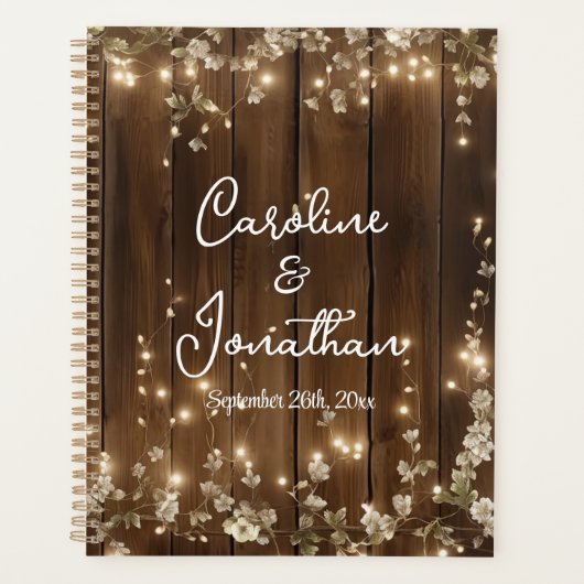 Rustikale Streichellichtblüte Planer (Vorderseite)