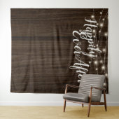 Rustikale Streichellichtkugel Wandteppich (Beispiel (Horizontal))