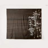 Rustikale Streichellichtkugel Wandteppich (Vorderseite (Horizontal))