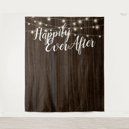 Rustikale Streichellichtkugel Wandteppich (Vorderseite)