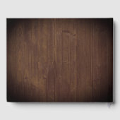 Rustikale Streicher von Mason Jars Fireflies Hochz Gästebuch (Rückseite)