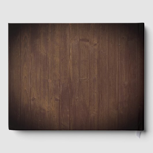 Rustikale Streicher von Mason Jars Fireflies Hochz Gästebuch (Rückseite)