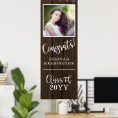 Rustikale String Lights Abschluss Vertikal Poster (Heimbüro)