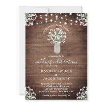 Rustikale String Lights & Floral Vase of Babys Ate