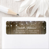 Rustikale String Lights Hochzeit (Insitu)