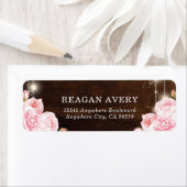 Rustikale String Lights-Rose Hochzeit (Insitu)