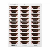 Rustikale String Lights-Rose Hochzeit (Vorne)