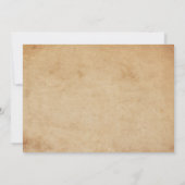 Rustikale String Lights & Tree Fairy Tale Wedding Einladung (Rückseite)