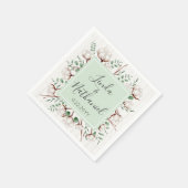 Rustikale Südliche Baumwolle- und Holzlandschaft H Serviette (Ecke)