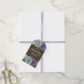 Rustikale Sukkulent beobachten, wie ich eine Babyd Geschenkanhänger (Mit Garn)