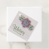 rustikale Sukkulturen Geschenkanhänger (Beispiel)