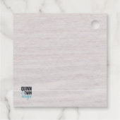 rustikale Sukkulturen Geschenkanhänger (Rückseite)