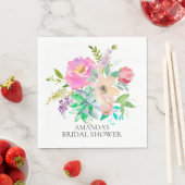 Rustikale Sukkulturen und Blumenduschpapier Napkin Serviette (Beispiel)