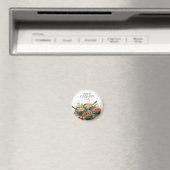 Rustikale Suppen-Koch-Wettbewerb-Potluck-Party-Aqu Magnet (In Situ (Geschirrspüler))